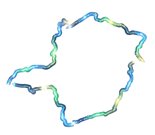 Contorno de fibra óptica